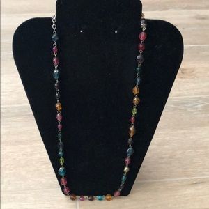 Multi Color Beaded Necklace